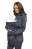 MijaCulture - Maternity jacket warm Hoodie / Pullover for two / for Baby Carriers 4132 Jeans